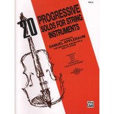 Applebaum, Samuel -20 Progressive Solos For String Instruments for Viola - Belwin/Mills Publication