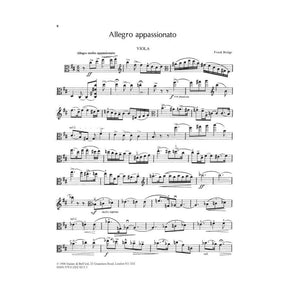 Bridge, Frank - 2 Pieces H 56a and H 82 for Viola and Piano - Stainer and Bell Publication