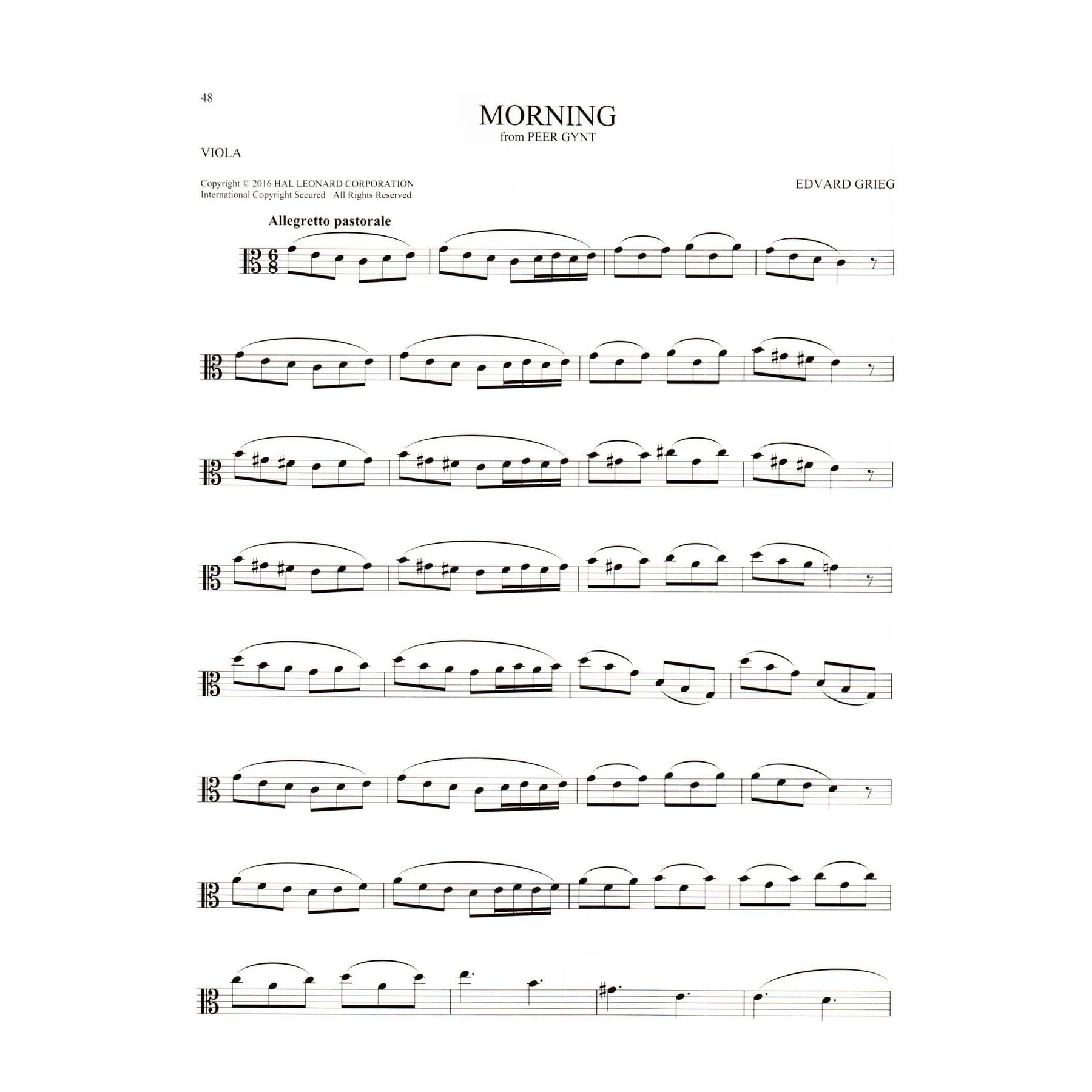 101 Classical Themes for Viola