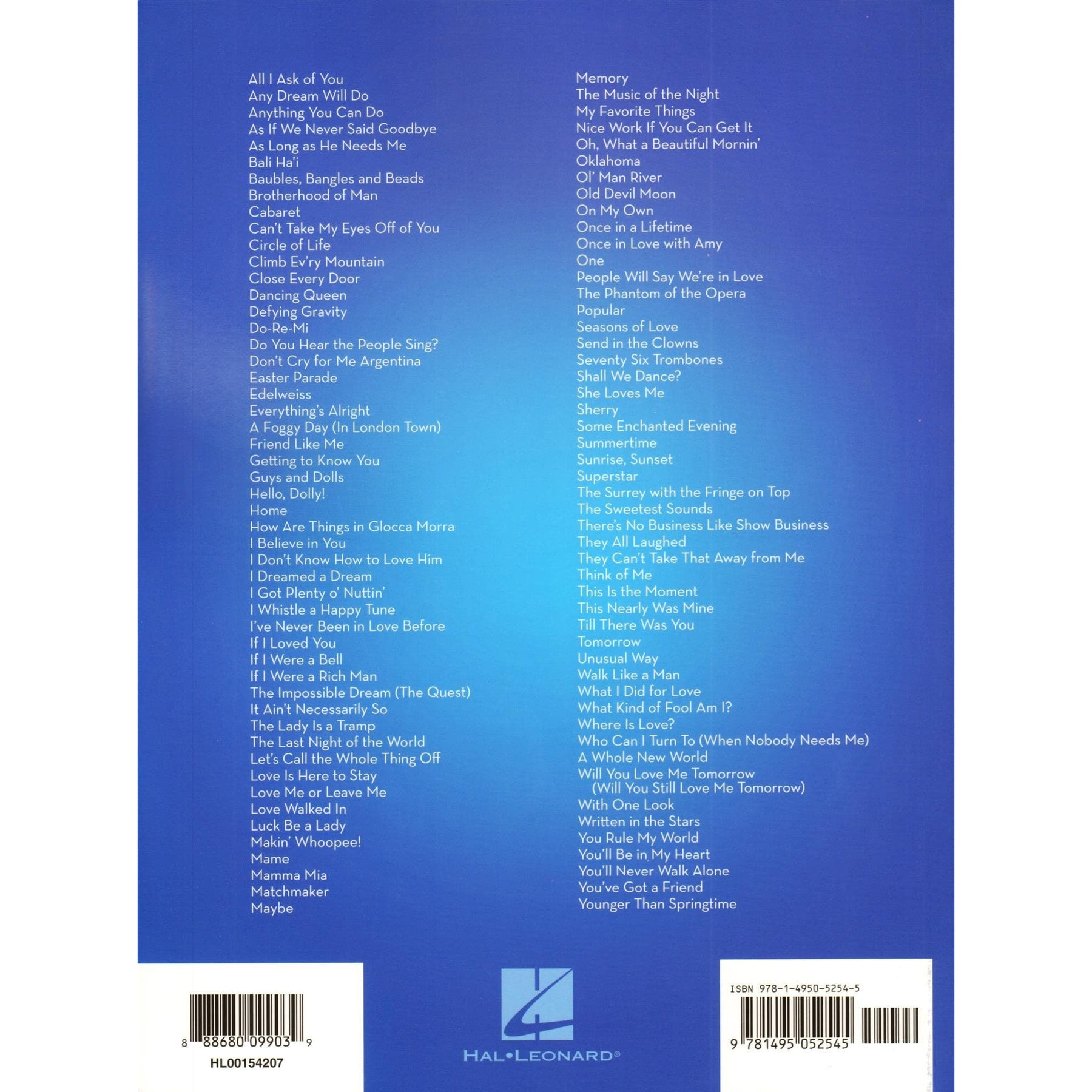 101 Broadway Songs for Viola