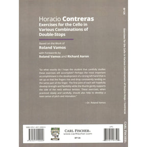 Contreras, Horacio - Exercises for the Cello in Various Combinations of Double-Stops - Carl Fischer Edition