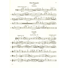 Cello Solos From Opera and Ballet - Arranged by Morganstern - International Edition