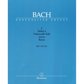 Bach, JS - 6 Suites BWV 1007 1012 for Cello - Arranged by Schwemer/Woodfull-Harris - Barenreiter Verlag URTEXT Edition