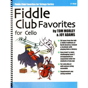 Tom Morley & Joy Adams - Fiddle Club Favorites - for Cello - by Flying Frog Music