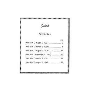 Bach, JS - 6 Cello Suites BWV 1007 for Cello - Arranged by Fournier - International Edition