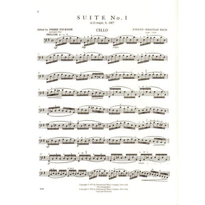 Bach, JS - 6 Cello Suites BWV 1007 for Cello - Arranged by Fournier - International Edition