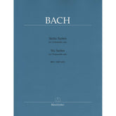 Bach, JS - 6 Suites, BWV 1007 1012 - Cello solo - edited by August Wenzinger - Bärenreiter Verlag
