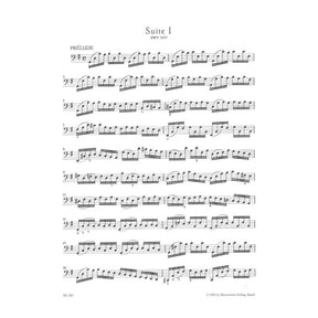Bach, JS - 6 Suites, BWV 1007 1012 - Cello solo - edited by August Wenzinger - Bärenreiter Verlag