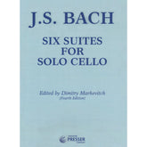 Bach, JS - 6 Cello Suites BWV 1007 for Cello - Arranged by Markevitch - Theodore Presser Publication