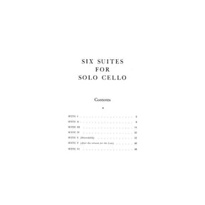 Bach, JS - 6 Cello Suites BWV 1007 for Cello - Arranged by Markevitch - Theodore Presser Publication