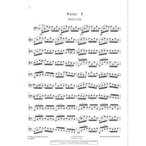 Bach, JS - 6 Cello Suites BWV 1007 for Cello - Arranged by Markevitch - Theodore Presser Publication