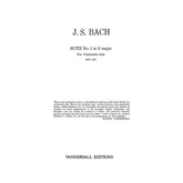 Bach, JS - 6 Suites BWV 1007 1012 for Cello - Arranged by Vandersall - Vandersall Edition