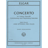 Elgar, Edward - Concerto in E minor - for Cello - with Optional 2nd Cello, Commentary and Preparatory Exercises by Daniel Morganstern - International