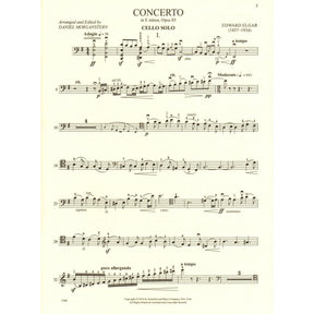 Elgar, Edward - Concerto in E minor - for Cello - with Optional 2nd Cello, Commentary and Preparatory Exercises by Daniel Morganstern - International