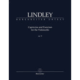 Lindley, Robert - Capriccios and Exercises, Op 15 - for Solo Cello - edited by Valerie Walden - Barenreiter URTEXT