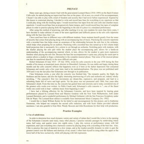 Schumann, Robert - Cello Concerto in A minor - with Optional 2nd Cello - Commentary/Preparatory Exercises by Daniel Morganstern - International Music Company