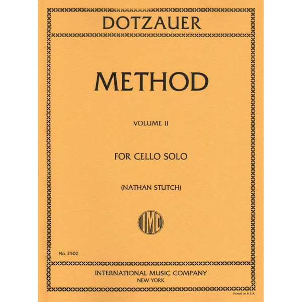 Dotzauer Vol 2 Cello Method Stutch eCommerce