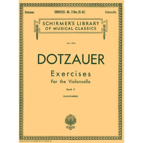 Dotzauer, J Friedrich - Exercises for Violoncello, Book 2 (Nos 35-62) - Cello solo - edited by Johannes Klingenberg - Schirmer Edition