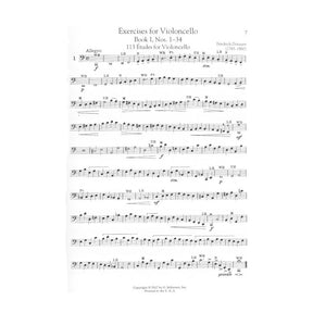Dotzauer, Friedrich - Exercises for the Cello, Books 1 and 2 - edited by Johannes Klingenberg - Schirmer