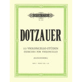 Dotzauer, J Friedrich - 113 Studies for Solo Cello, Volume 1 (Nos 1-34) - edited by Johannes Klingenberg - CF Peters Edition