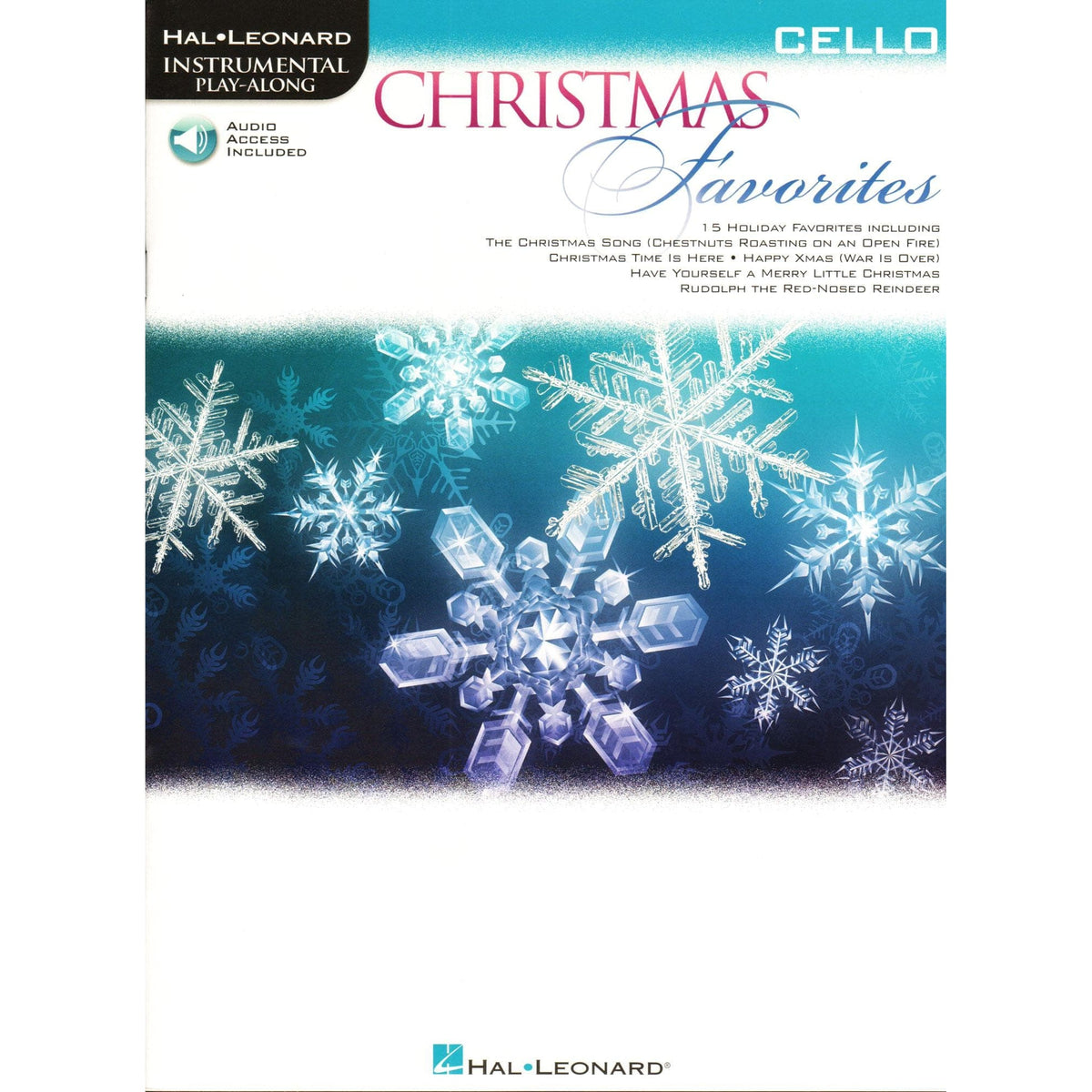 Christmas Favorites - 15 Holiday Favorites - for Cello - with Audio Play-Along - Hal Leonard