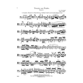 Duport, Jean-Louis - 21 Etudes for the Violoncello, Book 1 (Nos 1-13) - Cello solo - edited by Leo Schulz - G Schirmer Edition