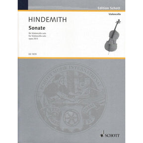 Hindemith, Paul - Sonata, Op 25, No 3 - Cello solo - Schott Edition