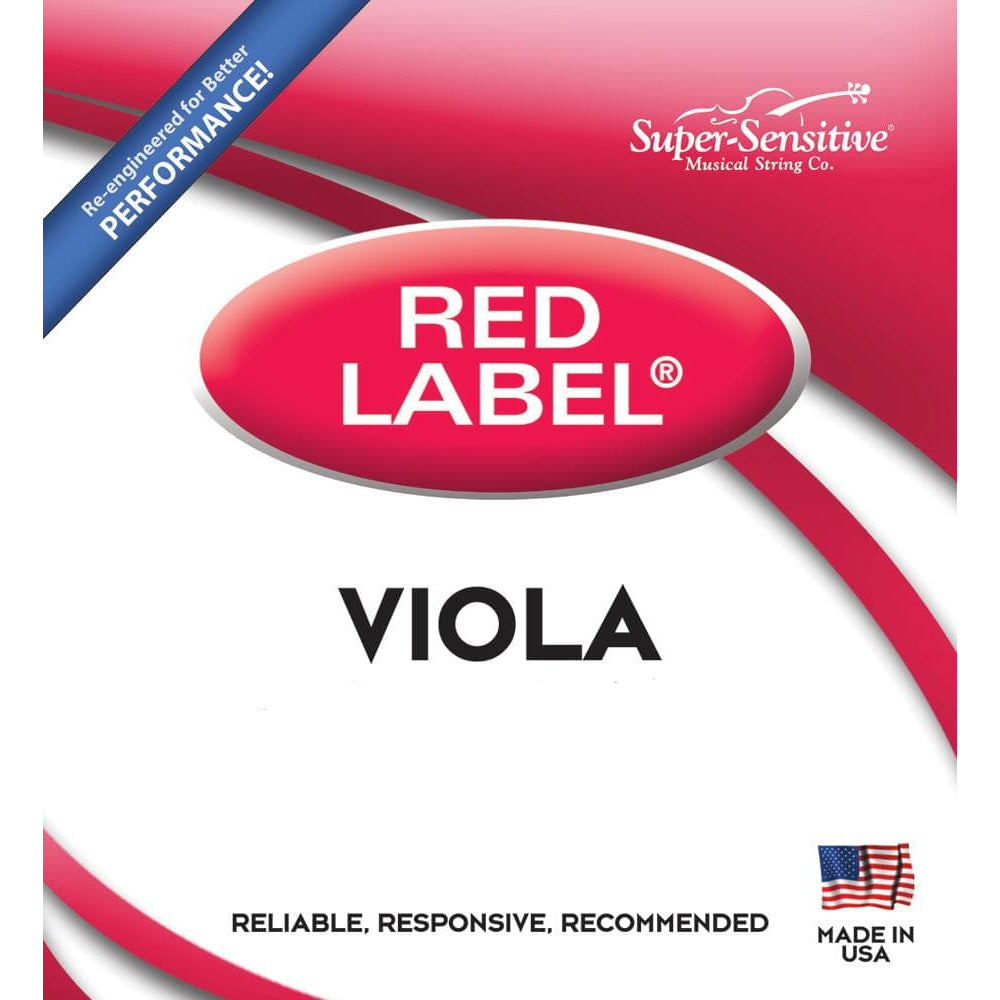 Super-Sensitive Red Label Viola String Set - 14