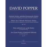 Popper, David - 15 Easy Etudes and 10 Grand Etudes Op 76 For Cello Published by Barenreiter