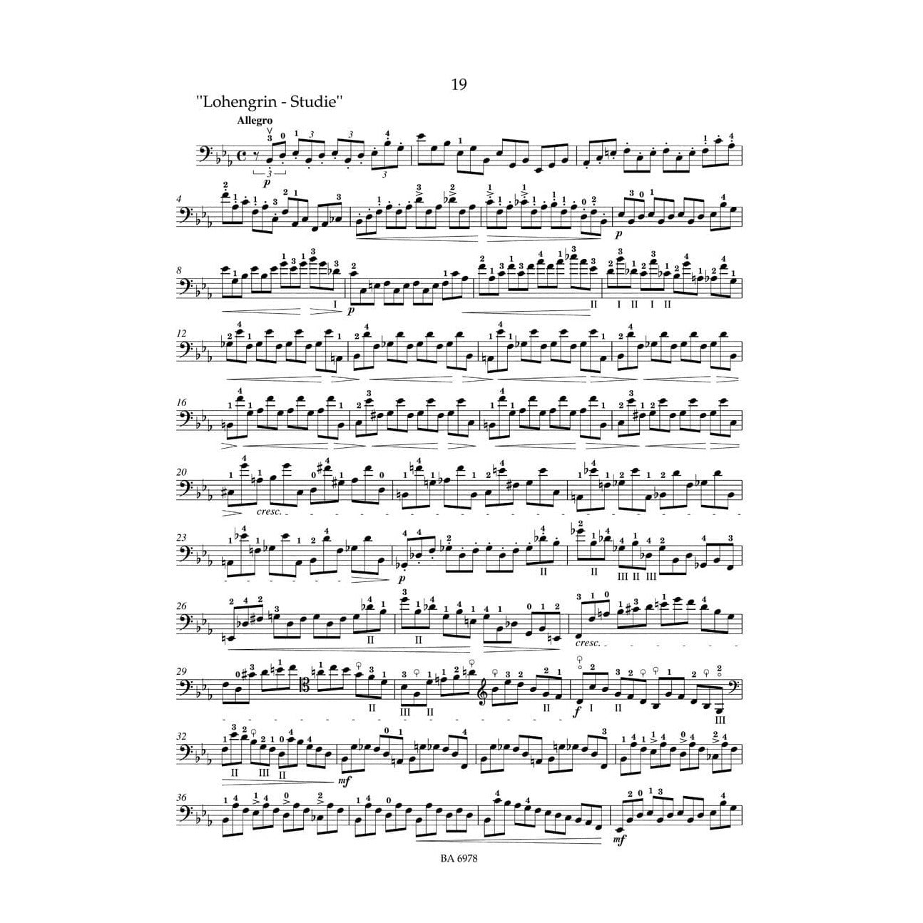 Popper, David - High School of Cello Playing Op 73 Published by Barenreiter