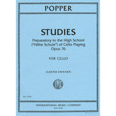 Popper, David - Studies Op 76 For Cello Published by International Music Company