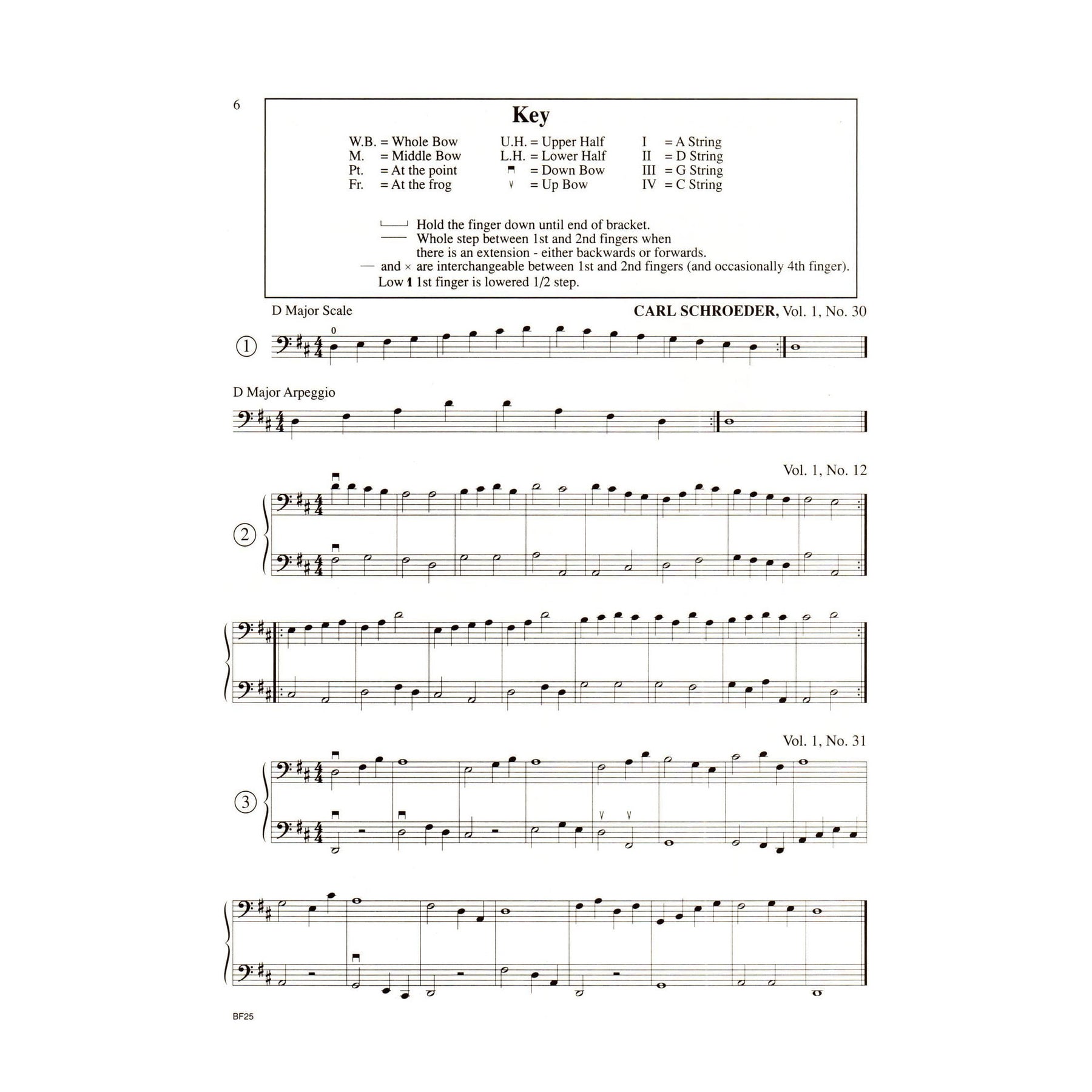 Schroeder/Rosen - Intermediate Studies in 1st Position For Cello Published by Carl Fischer