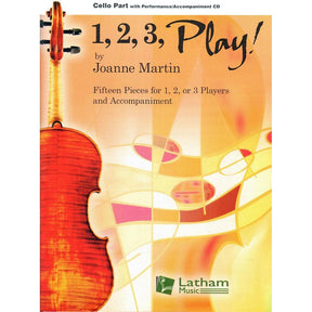 Martin, Joanne - 1,2,3, Play! - Cello Part - Book/CD - Latham (Ludwig Masters)