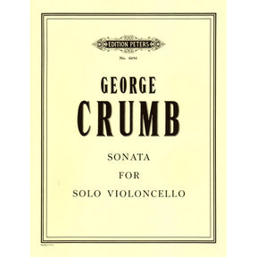 Crumb, George - Sonata for Solo Cello - edited by Camilla Doppmann - Edition Peters