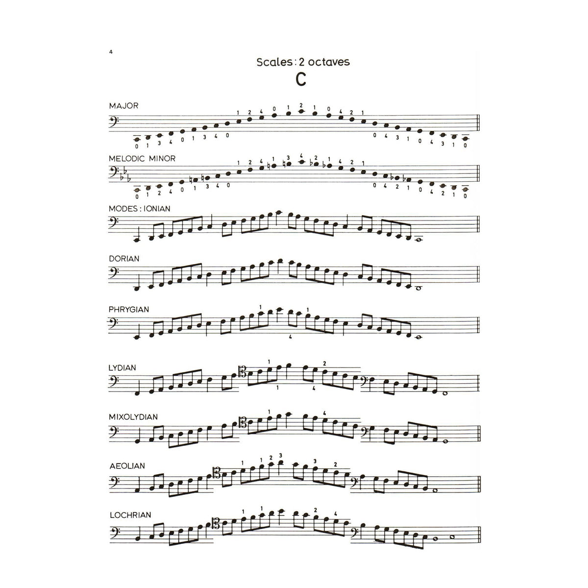 Forbes, Charles - Cello Scales and Arpeggios - Galaxy Music Edition