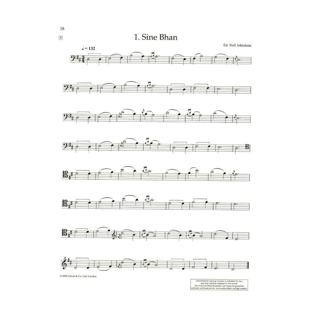 69 Scottish Folk Tunes by McCrae & Johnstone for Cello
