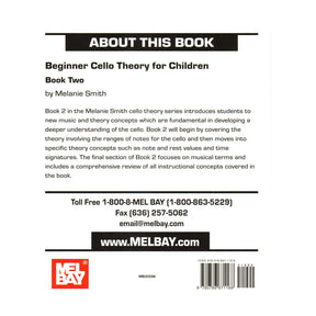 Beginner Cello Theory for Children - Book 2 by Melanie Smith - Mel Bay Publication