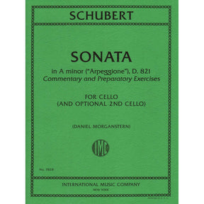 Schubert, Franz - Sonata in A minor - for Cello - with Optional 2nd Cello, Commentary and Preparatory Exercises by Daniel Morganstern - International