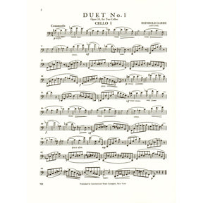 Glière, Reinhold - Ten Duets, Op 53, Volume 1 - Two Cellos - International Edition