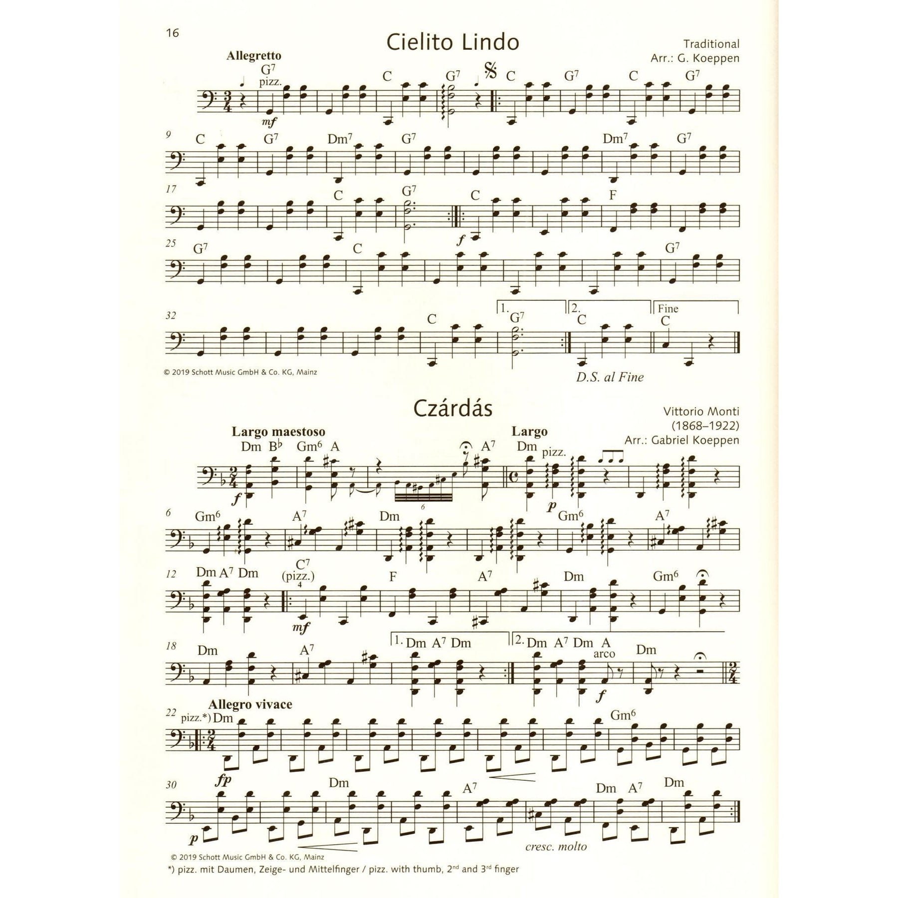 Koeppen, Gabriel - Cello Fake Book - for 1 or 2 Cellos - Schott Music