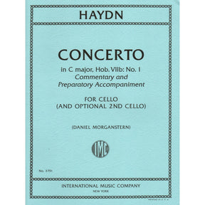 Haydn, Joseph - Concerto in C major - for Cello - with Optional 2nd Cello, Commentary and Preparatory Exercises by Daniel Morganstern - International