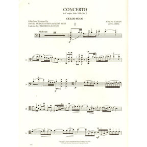 Haydn, Joseph - Concerto in C major - for Cello - with Optional 2nd Cello, Commentary and Preparatory Exercises by Daniel Morganstern - International