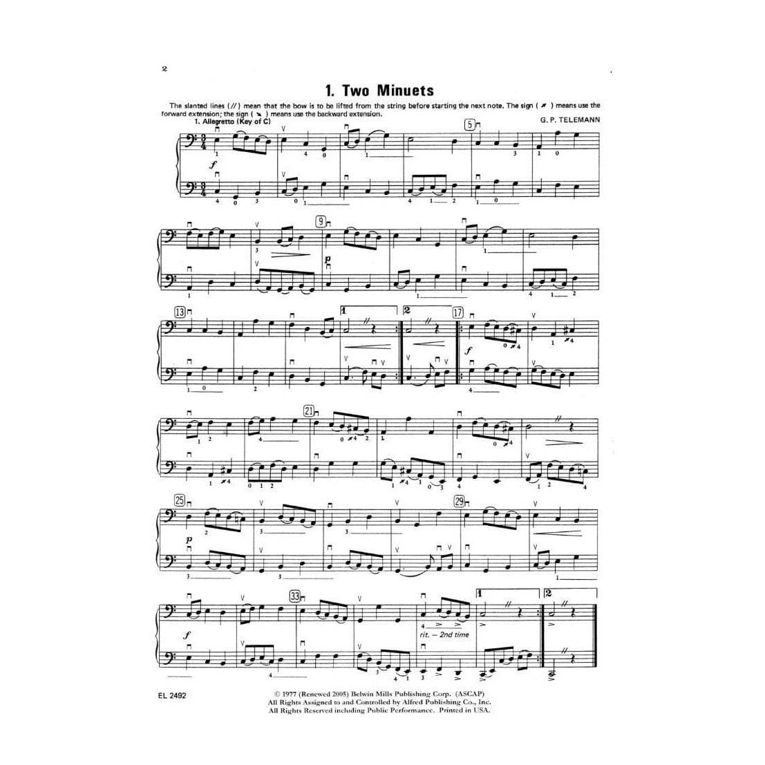 Applebaum, Samuel - Chamber Music For Two String Instruments - Book 3 for Cello - Belwin/Mills Publication
