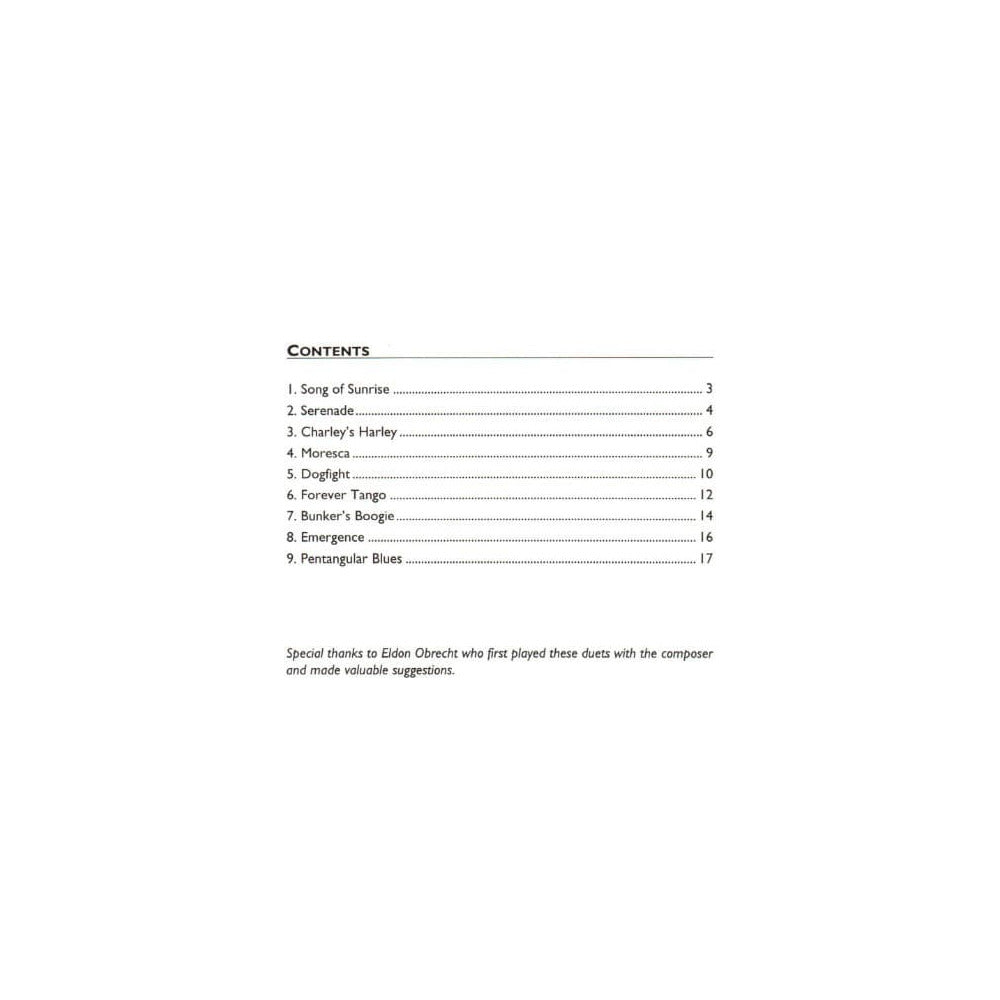 Hoag, Charles K - Duets for Double Basses - Theodore Presser Co