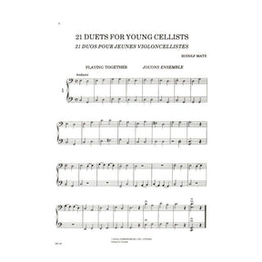 Matz, Rudolf - 21 Duets for Young Cellists - Two Cellos - Dominis Music Edition