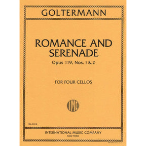 Goltermann, Georg - Romance and Serenade, Op 119, Nos 1 and 2 - Four Cellos - International Edition