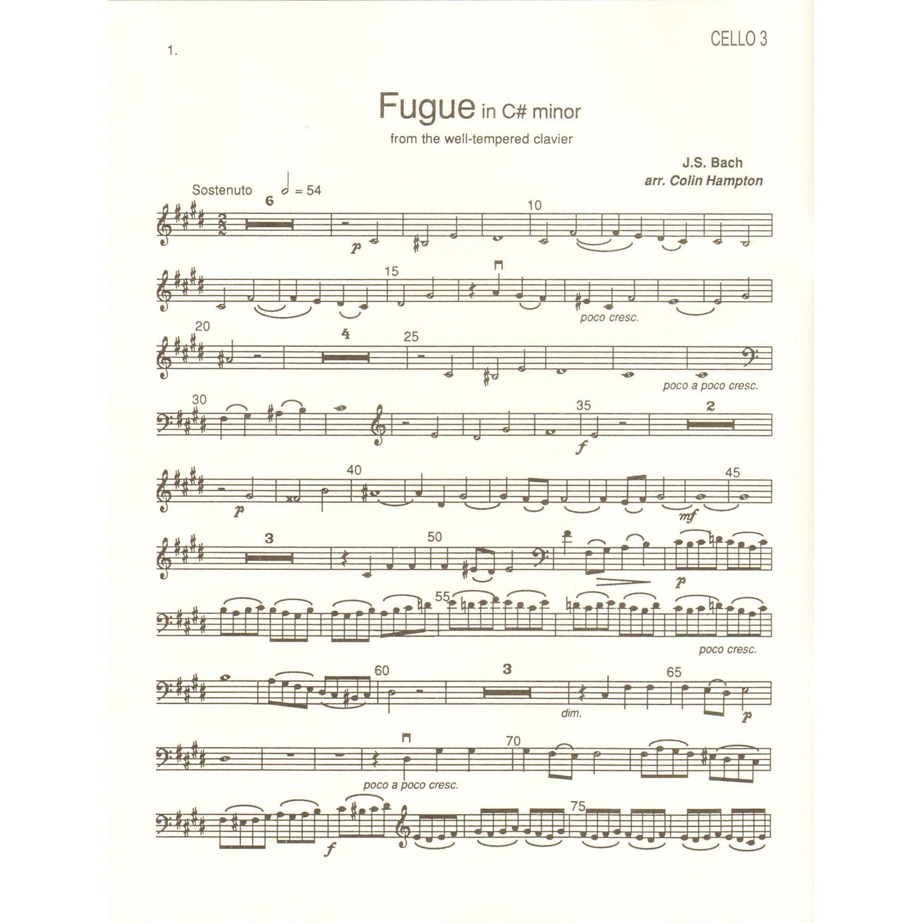 Hampton, Colin - Cello Quintets - Five Cellos - Spruce Publications