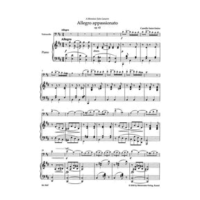 Saint Saëns, Camille - Allegro Appassionato for Violoncello with Piano Accompaniment, Op 43 - edited by Christine Baur - Bärenreiter