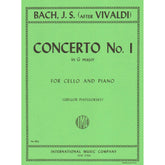 Bach, JS - Concerto No 1 in G Major BWV 592 for Cello and Piano - Arranged by Piatigorsky - International Edition