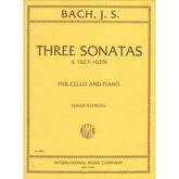 Bach, JS - 3 Sonatas BWV 1027 1029 for Cello and Piano - Arranged by Klengel - International Edition